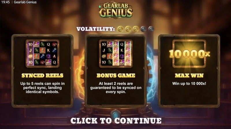 Gearlab Genius - ฟรีสปิน Spark of Genius